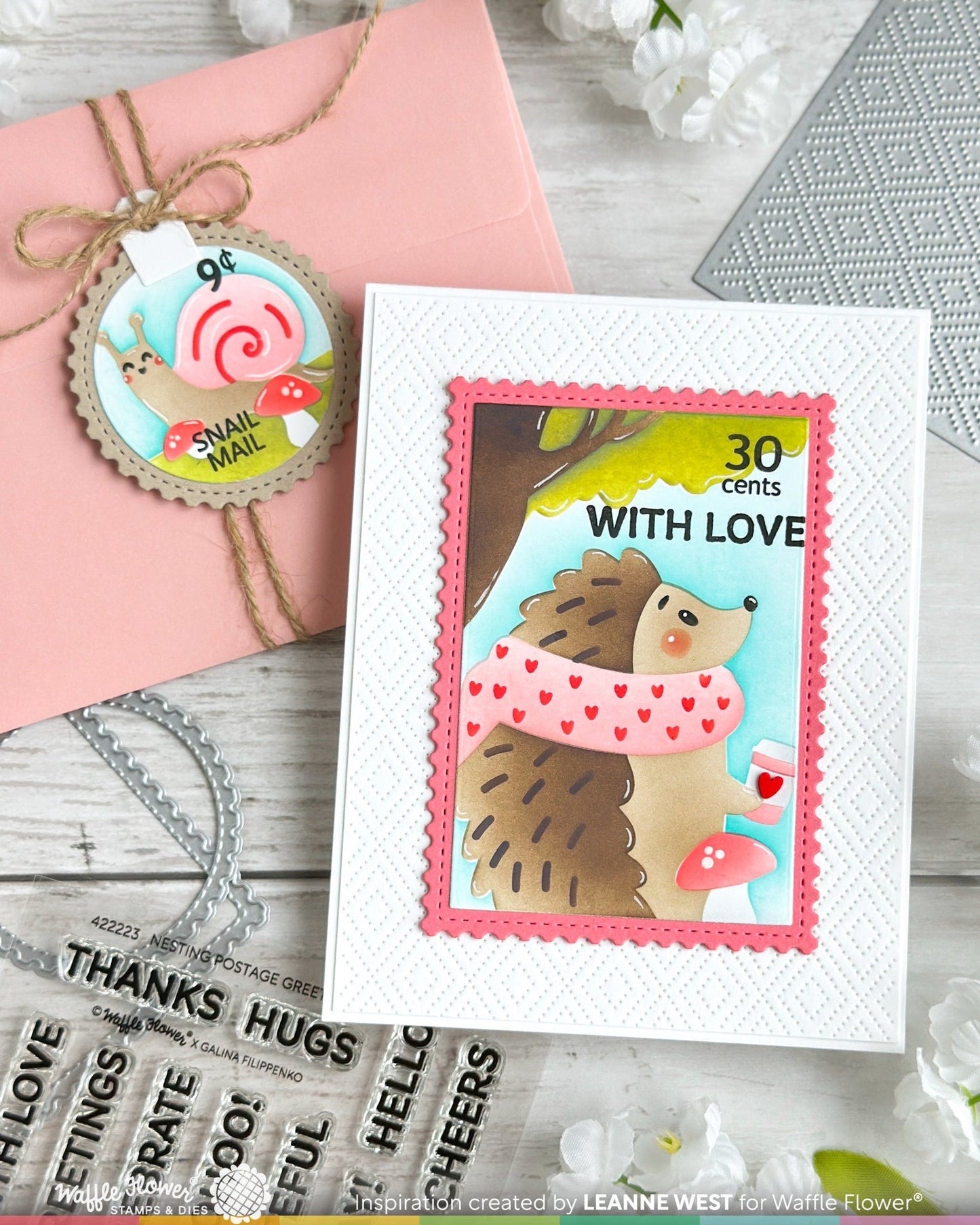 Nesting Postage Collage Blocks Die 