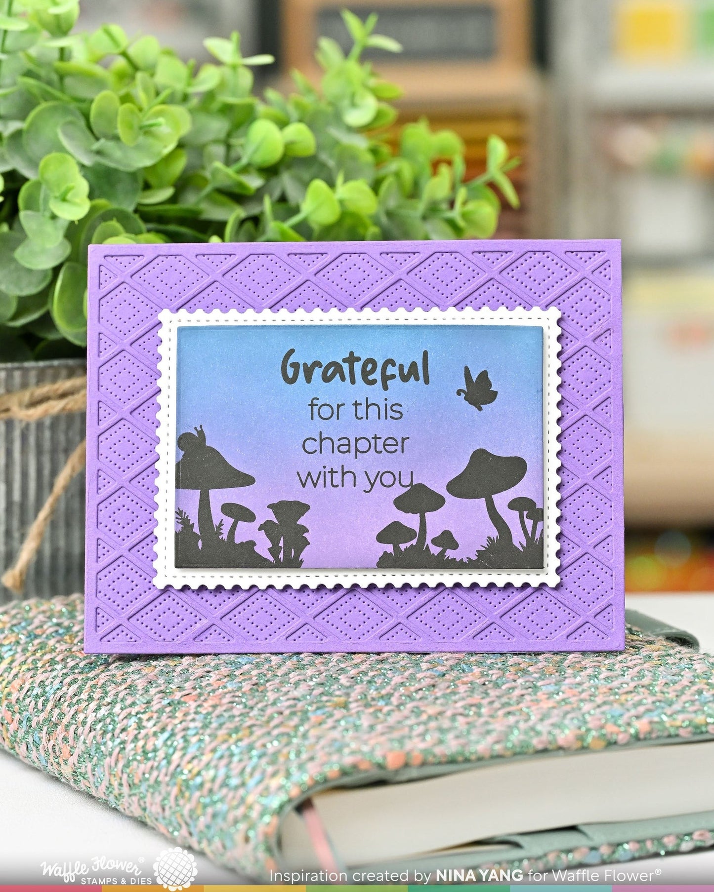 Inside Sentiments Book Lover Stamp Set 
