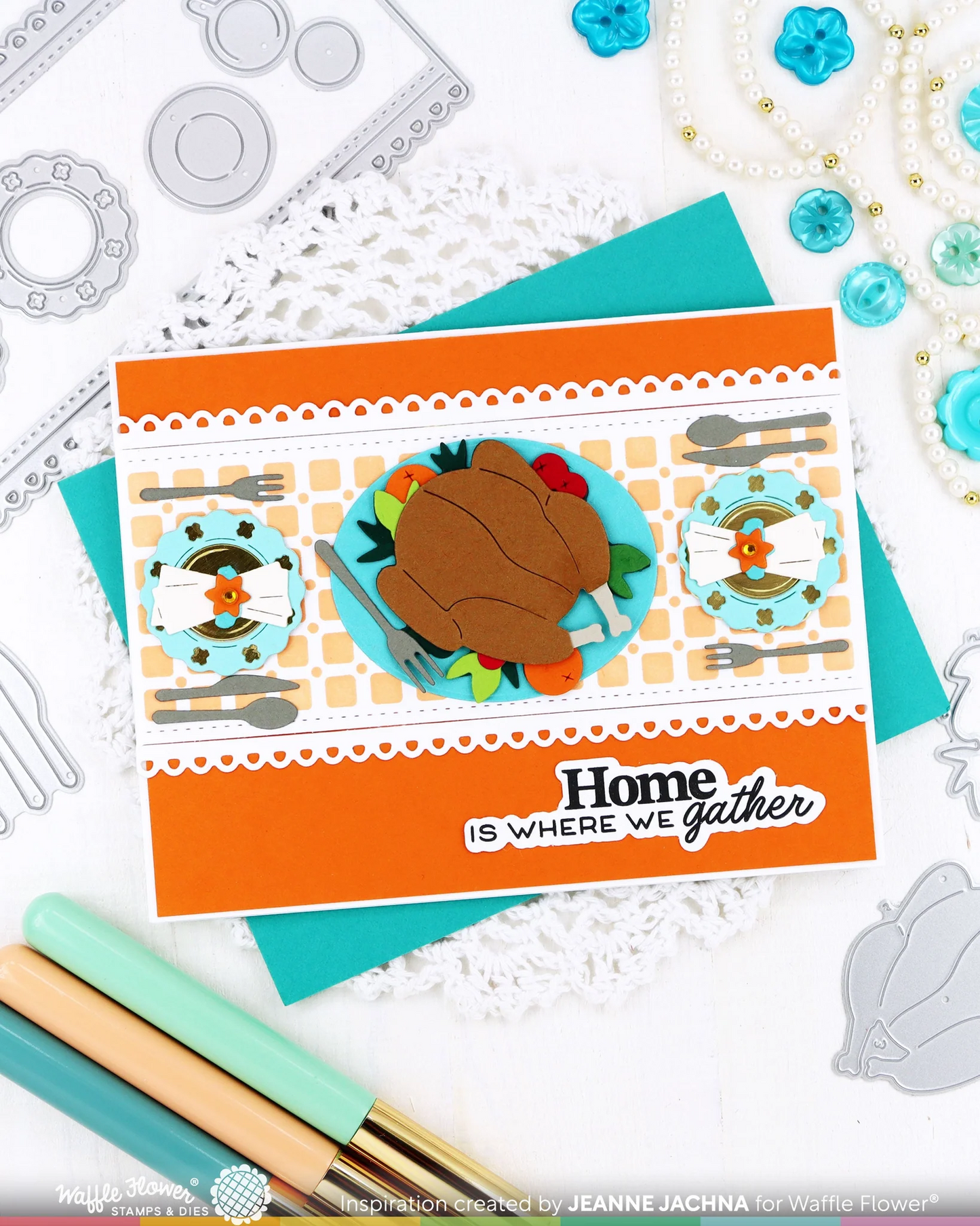 Table Runner Pattern Stencil 