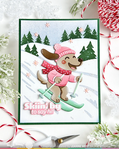 Pawder Day Sentiments Stamp & Die