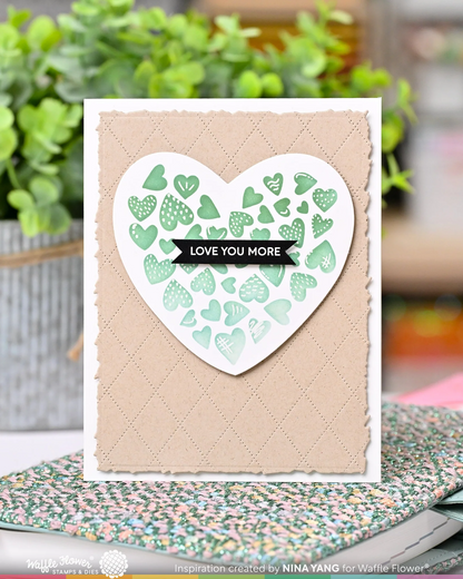 Inlaid Hearts Detail Stamp Set 