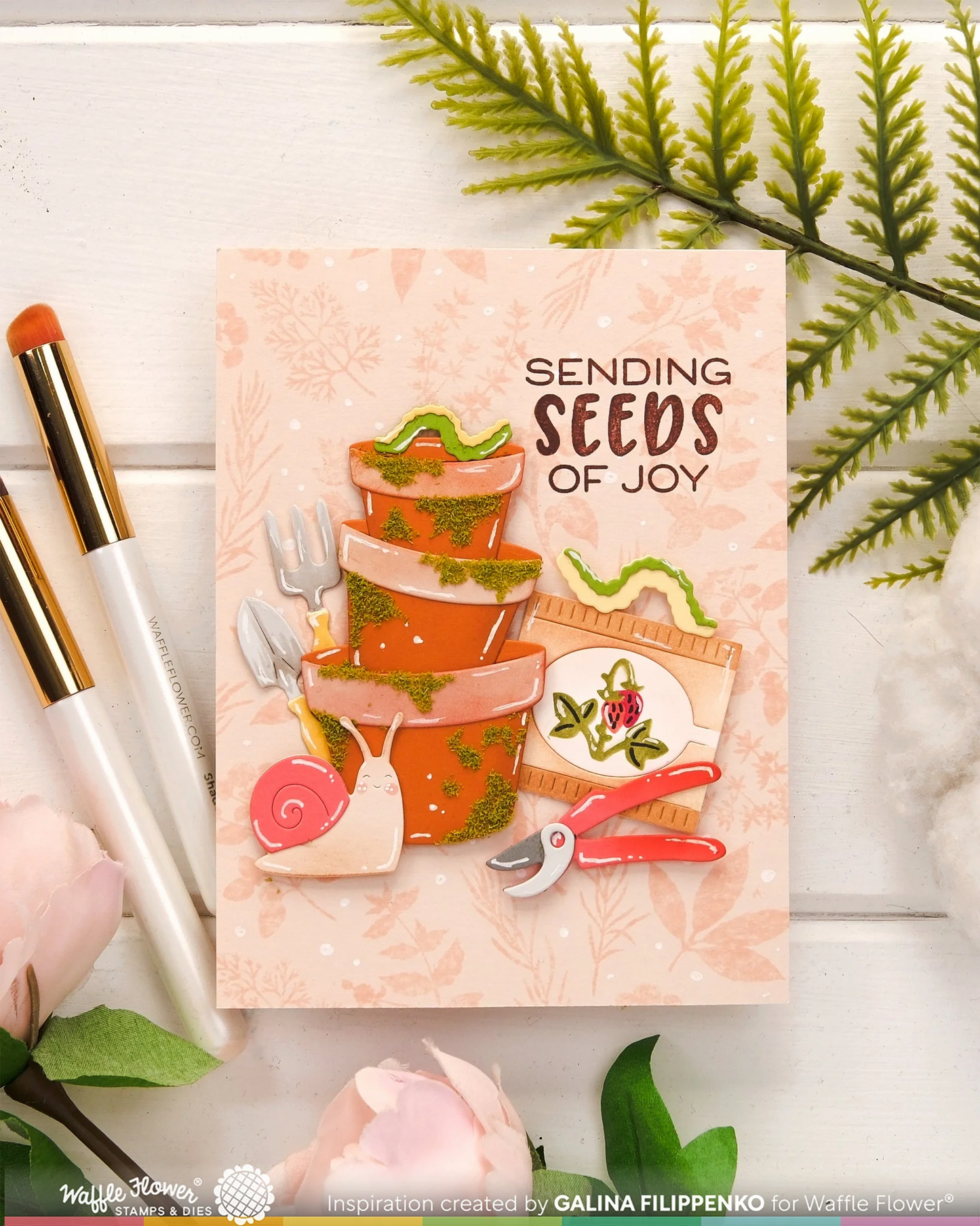 Postage Collage Gardening Add-ons Die 