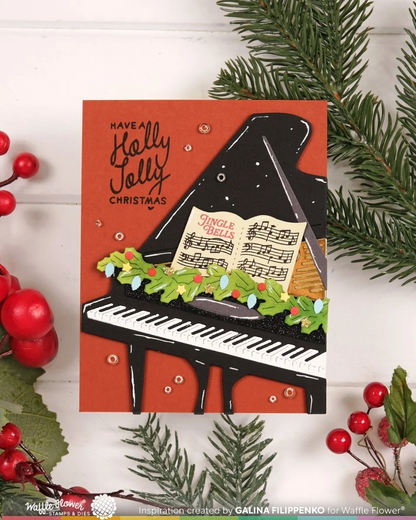 Sheet Music Details Stamp Set 