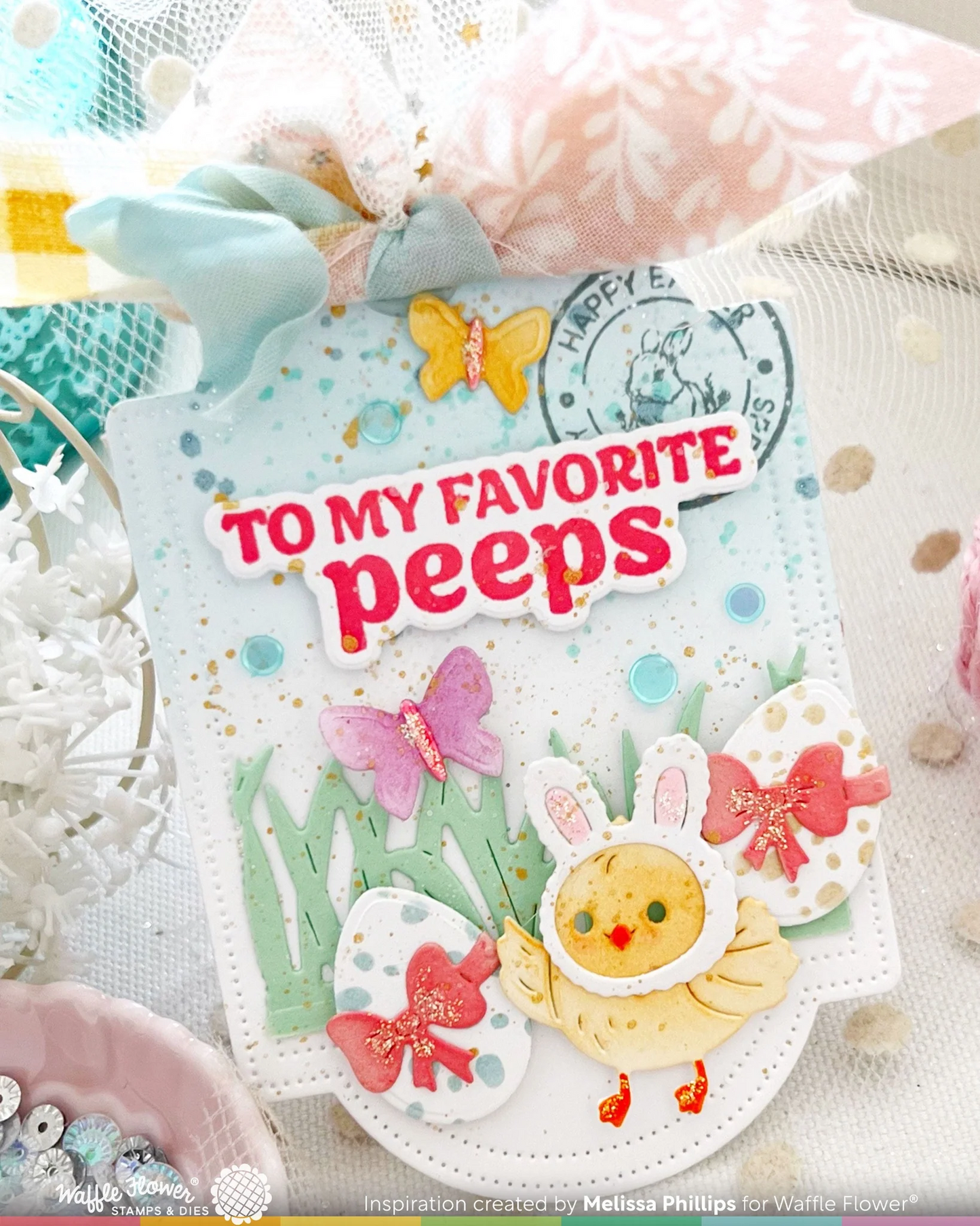 Postage Collage Egg Hunt Icons Die 
