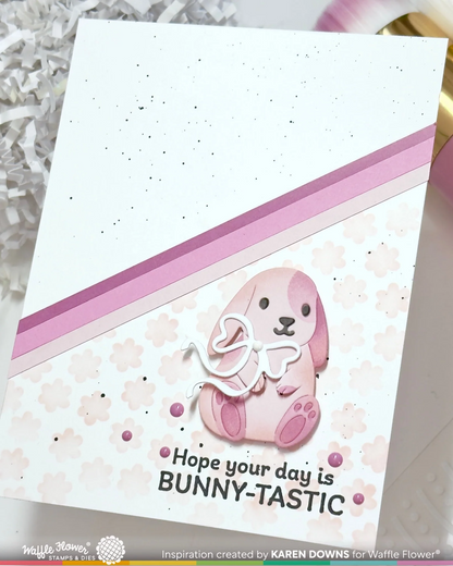 Basketful of Bunny Duo Die-n-stencil 