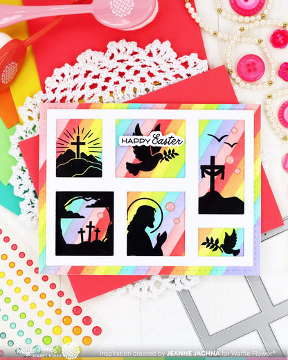 Postage Collage Easter Silhouettes Stamp Set 