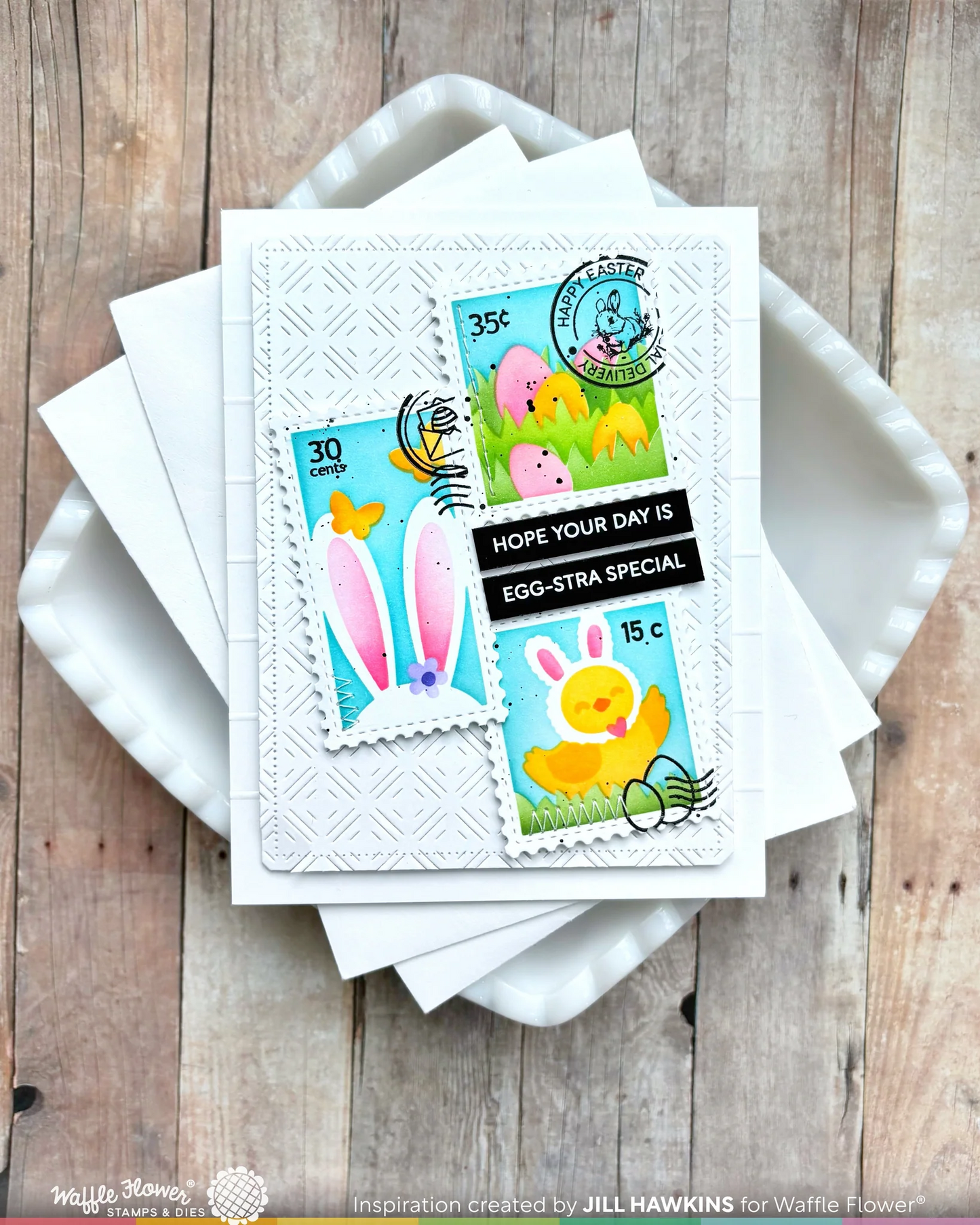 Postage Collage Egg Hunt Stamp Set 