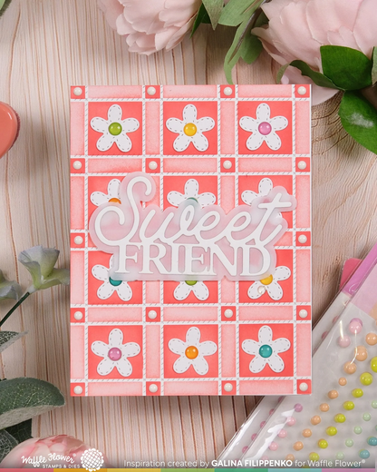 Picnic Plaid Stencil 