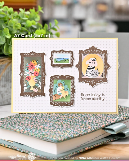 Postage Collage Frames Stamp & Die 