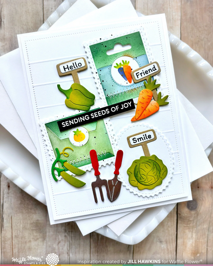 Postage Collage Gardening Add-ons Die 