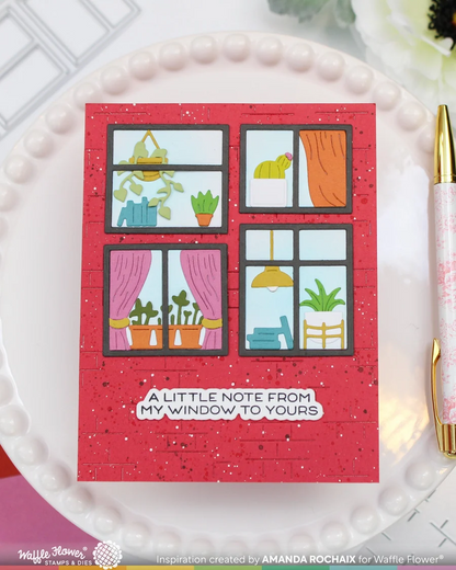 Window Sentiments Stamp & Dies 
