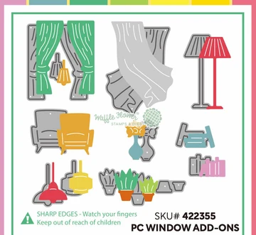 Postage Collage Window Add-ons Dies 