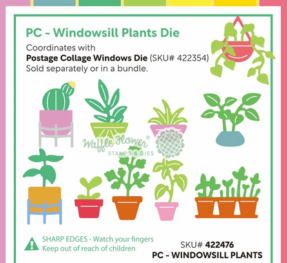 Postage Collage Windowsill Plants Dies 