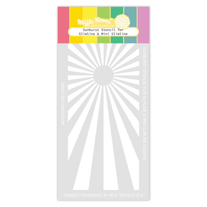 Sunburst Stencil for Slimline & Mini Slimline 