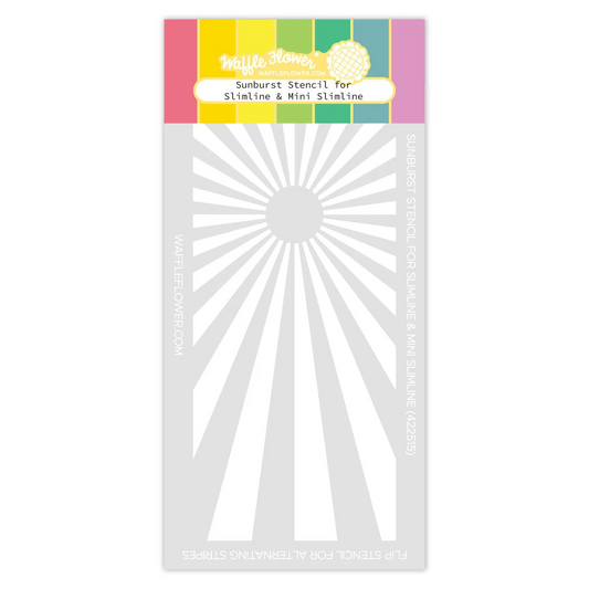 Sunburst Stencil for Slimline & Mini Slimline 