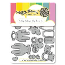 Postage Collage Baby Icons Dies 