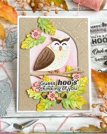 Real Hoot Sentiments Stamp & Dies 