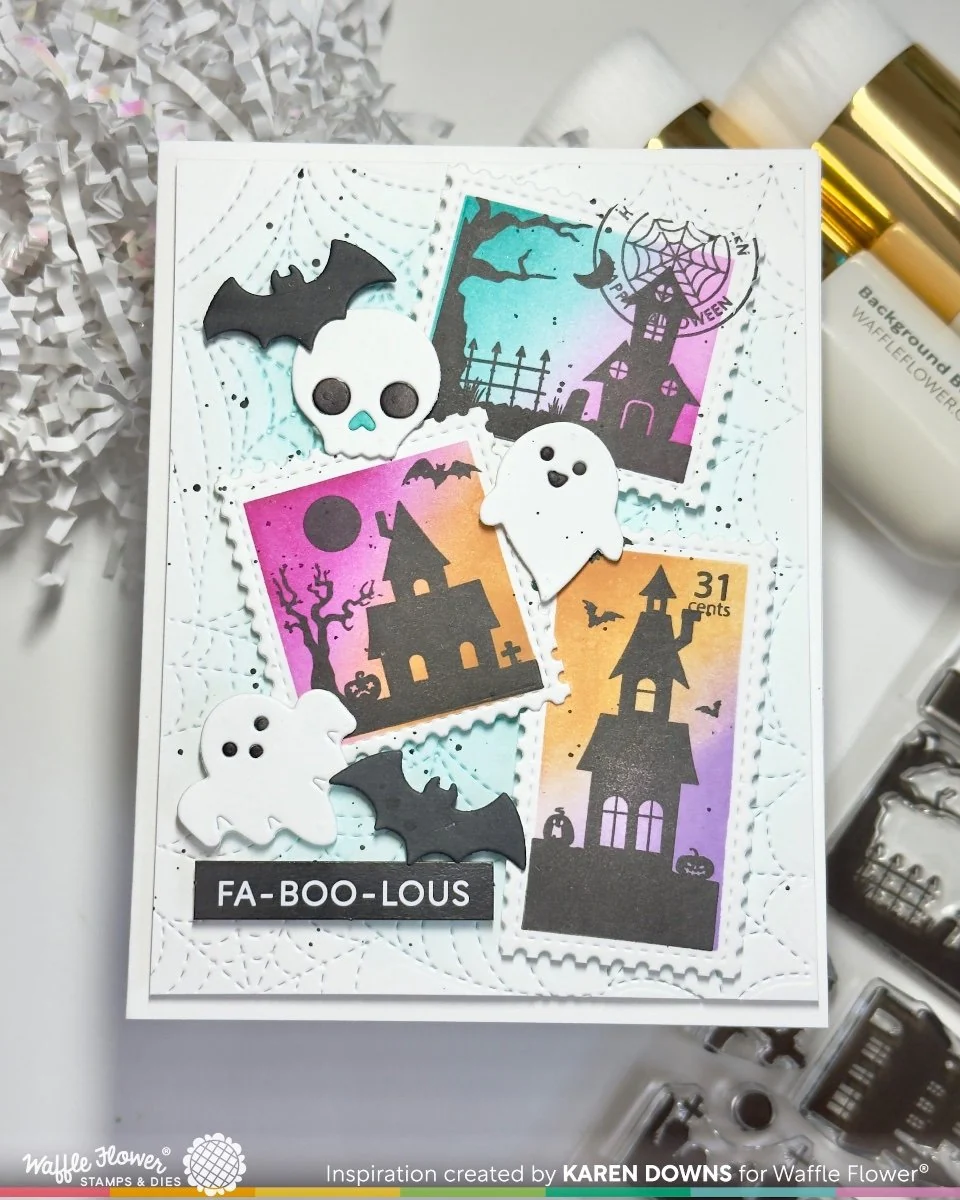 Postage Collage Spooktacular Icons Dies 