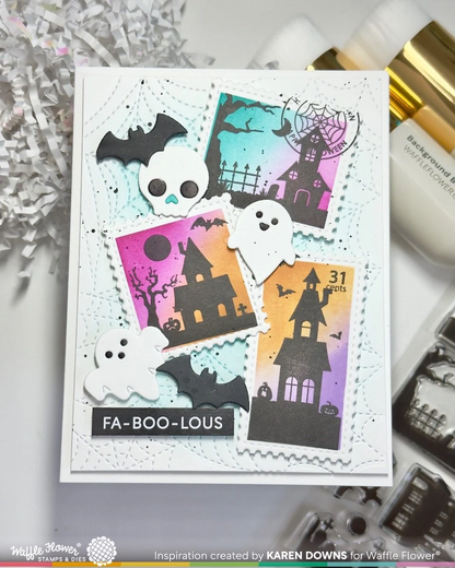 Postage Collage Spooktacular Icons Dies 