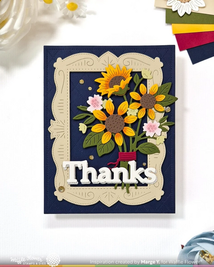 Nesting Postage Collage Frames Dies 