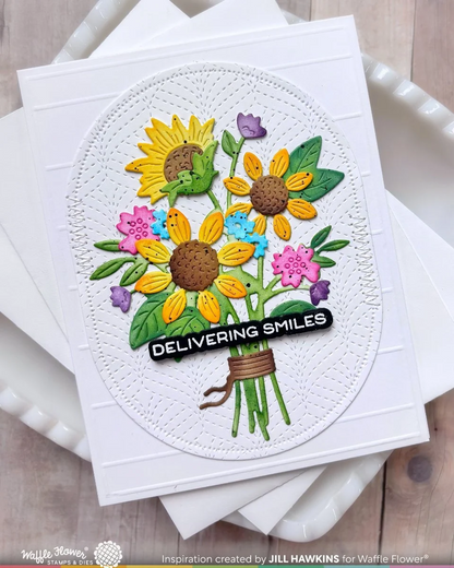 Sunflower Bouquet Dies 