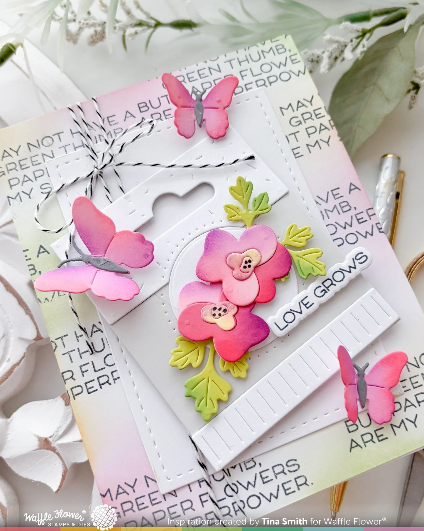 Postage Collage Garden Critters Die 