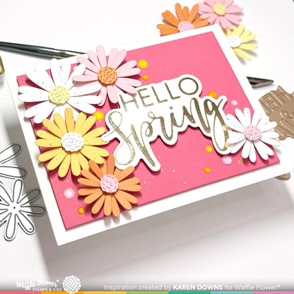 Hello Spring Word Die 