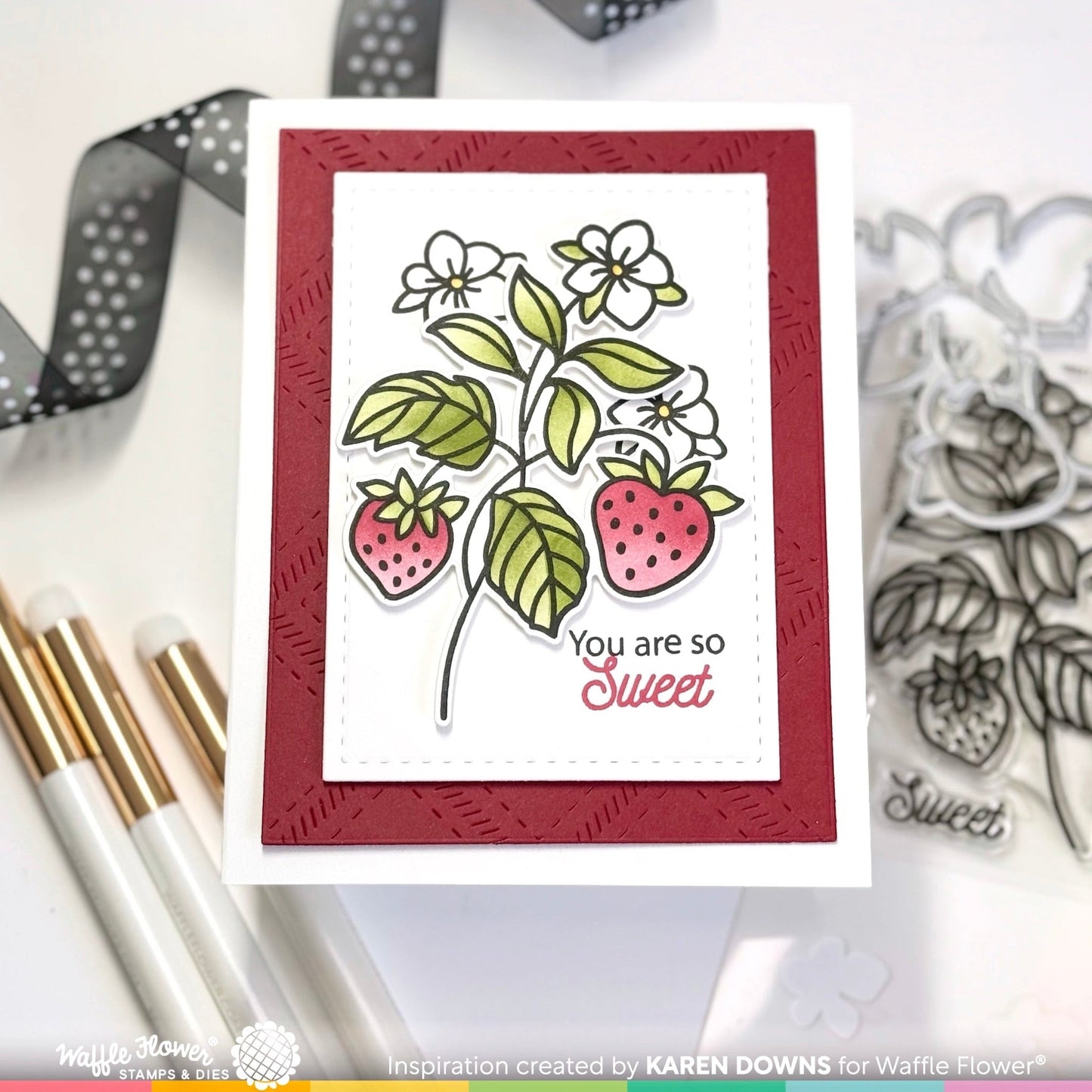 Sweet Strawberry Stamp Set 