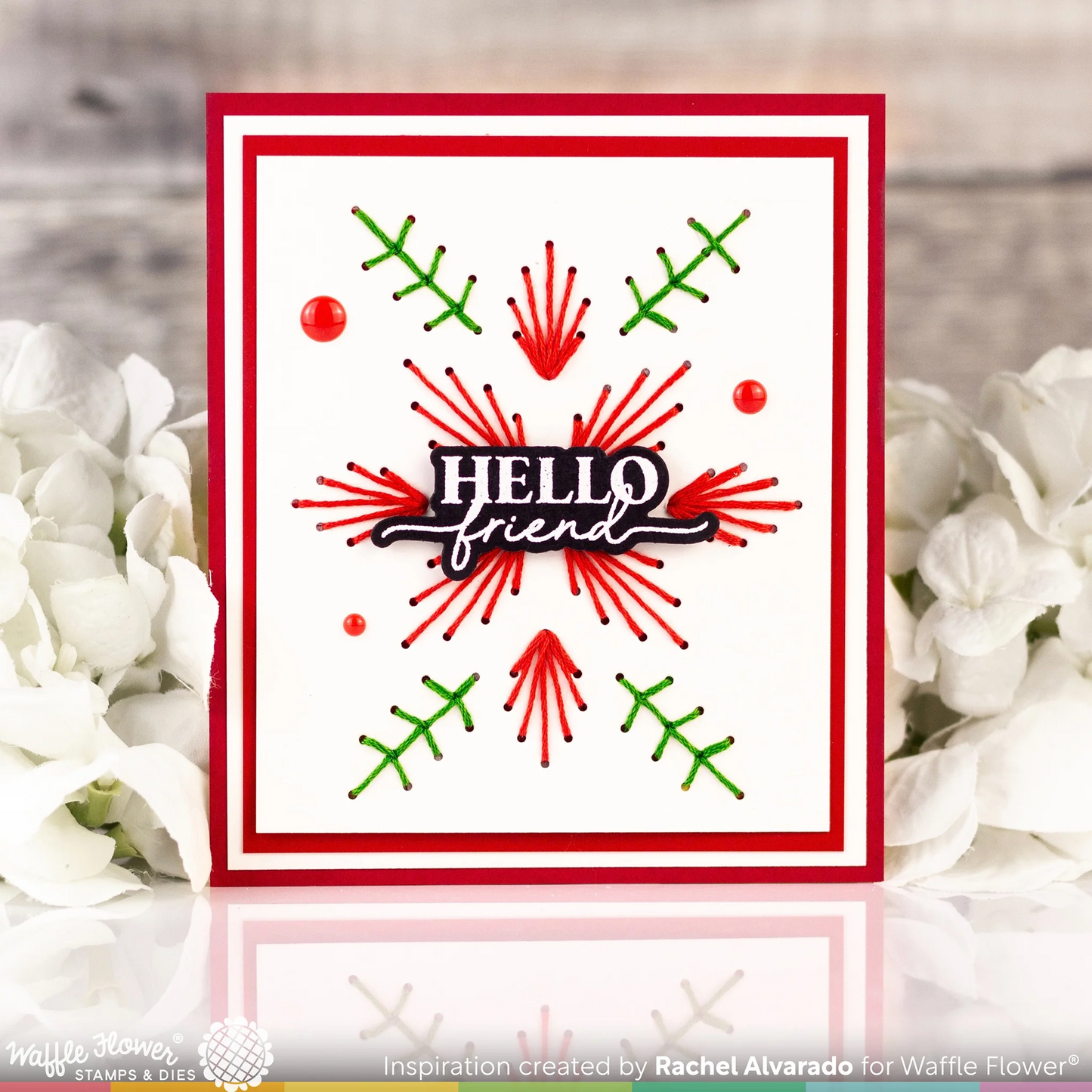 Sweet Lattice Sentiments Stamp & Die
