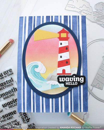 Coastal Greetings Stamp & Die