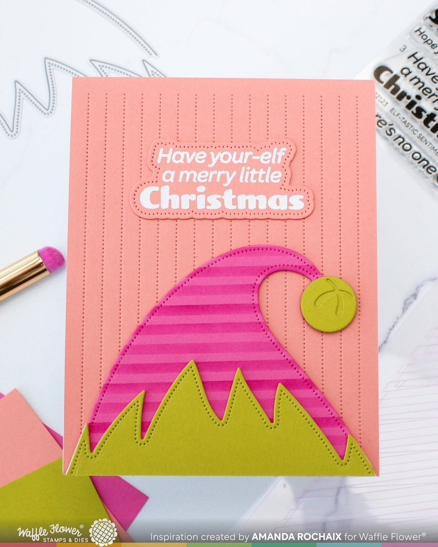 Elf-tastic Sentiments Stamp & Die 