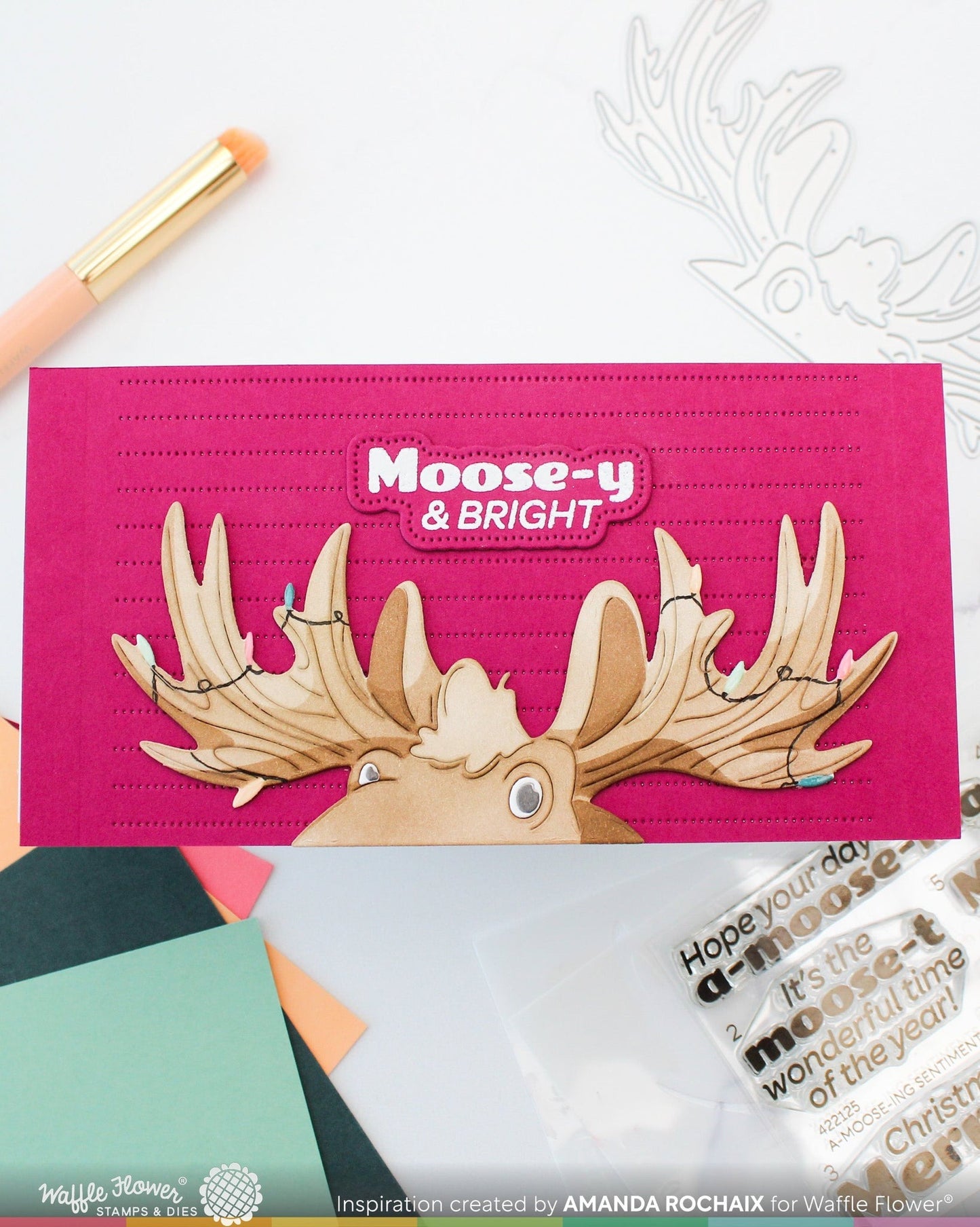 A-moose-ing Sentiments Stamp & Die