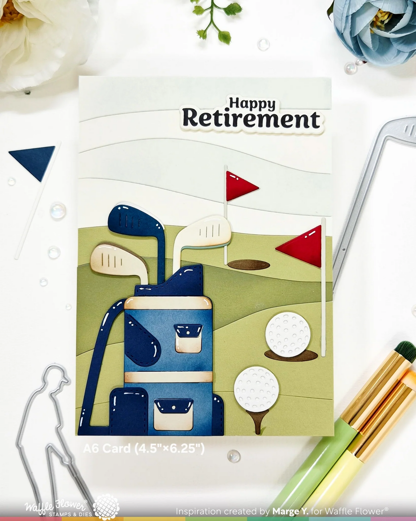 Retirement Sentiments Stamp & Dies 