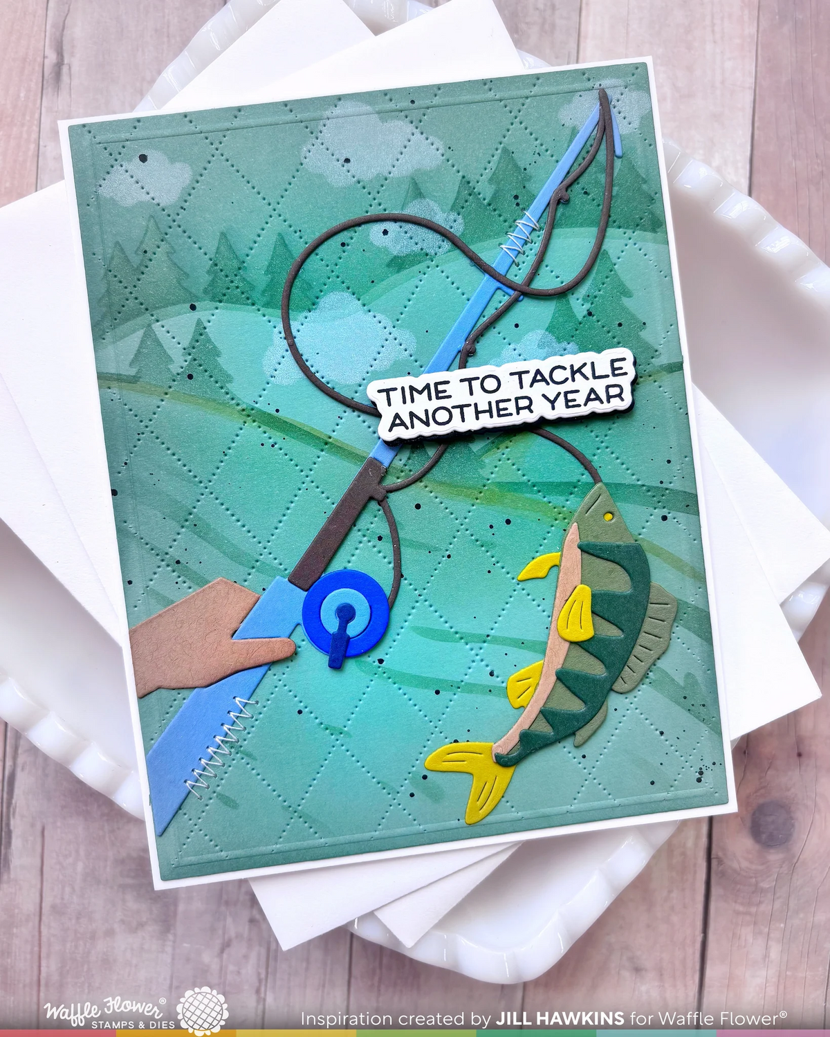 Fishing Puns Stamp & Dies 
