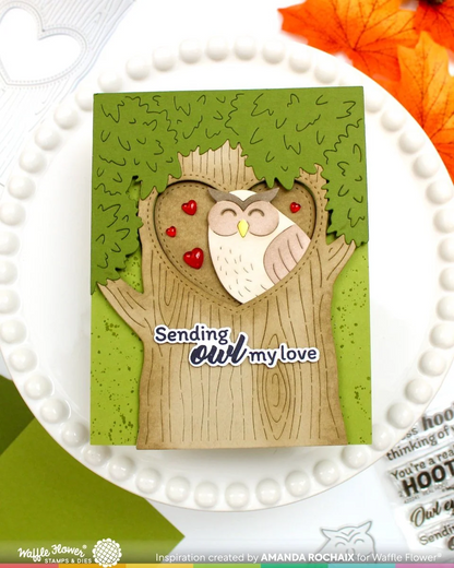 Real Hoot Sentiments Stamp & Dies 