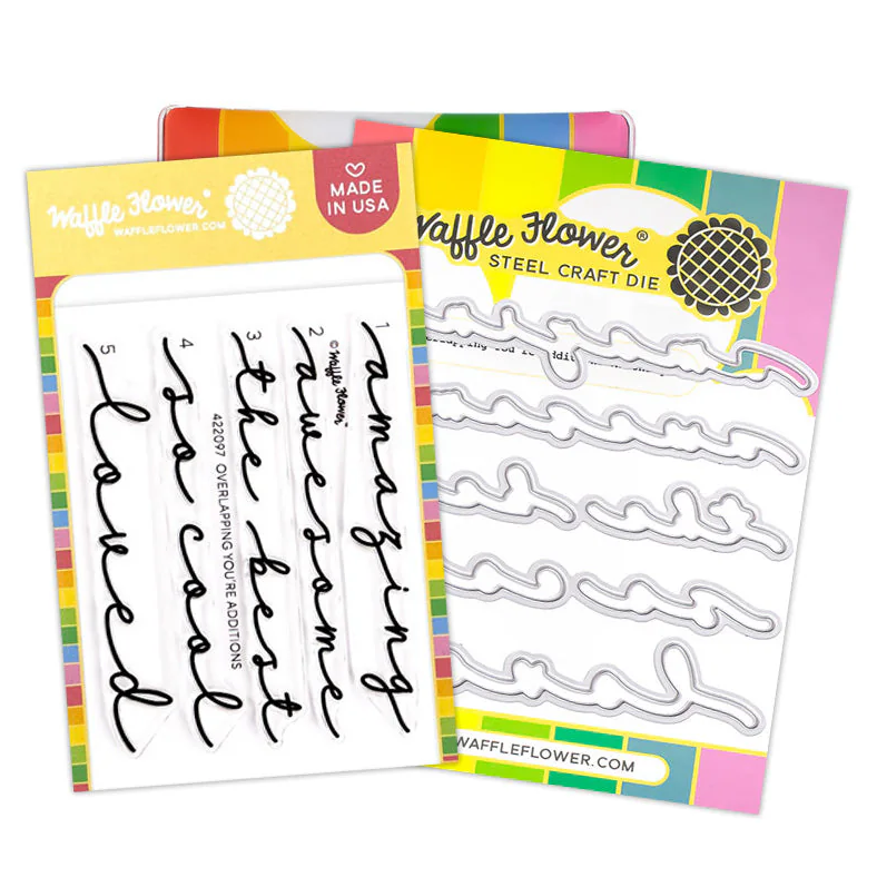 Overlapping You're Additions Stamp & Die