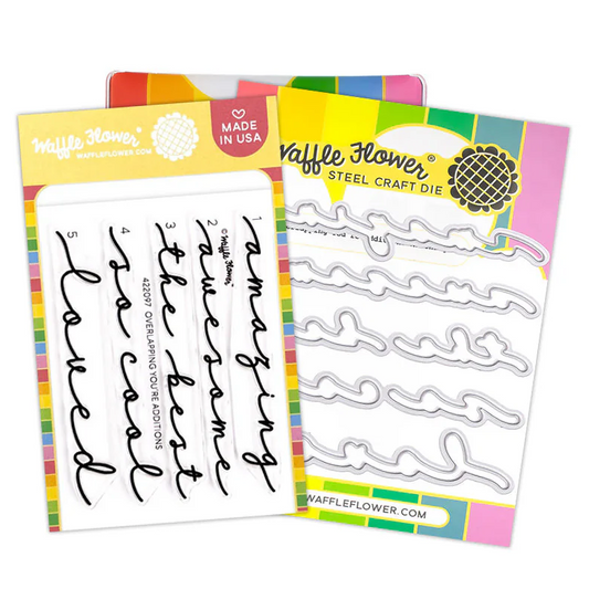 Overlapping You're Additions Stamp & Die