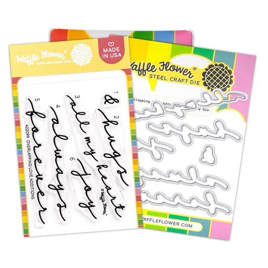 Overlapping Love Additions Stamp & Die