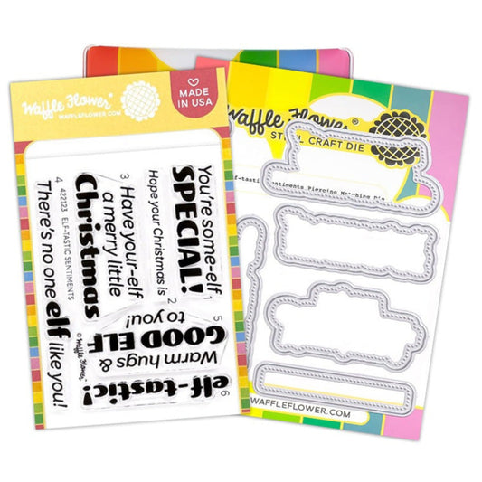 Elf-tastic Sentiments Stamp & Die 