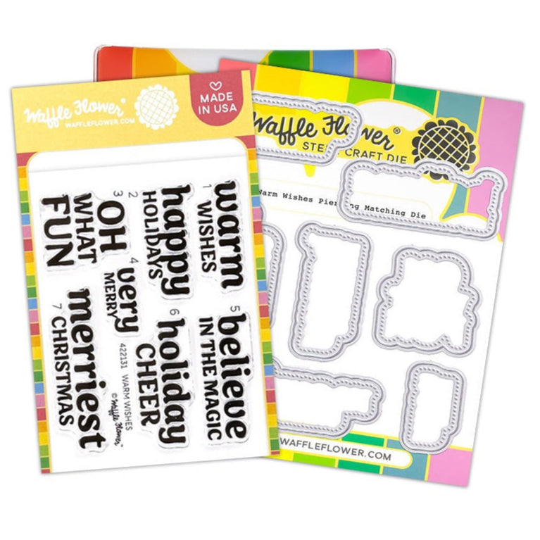 Warm Wishes Stamp & Die