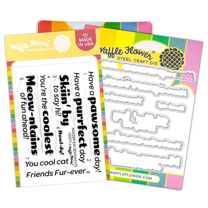 Pawder Day Sentiments Stamp & Die
