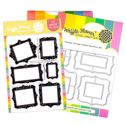 Postage Collage Frames Stamp & Die 