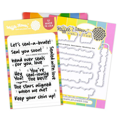 Seal-a-brate Sentiments Stamp & Die 