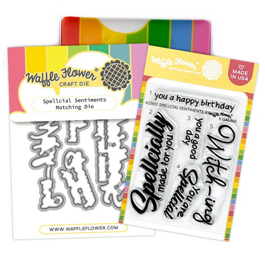 Spellcial Sentiments Stamp & Dies 