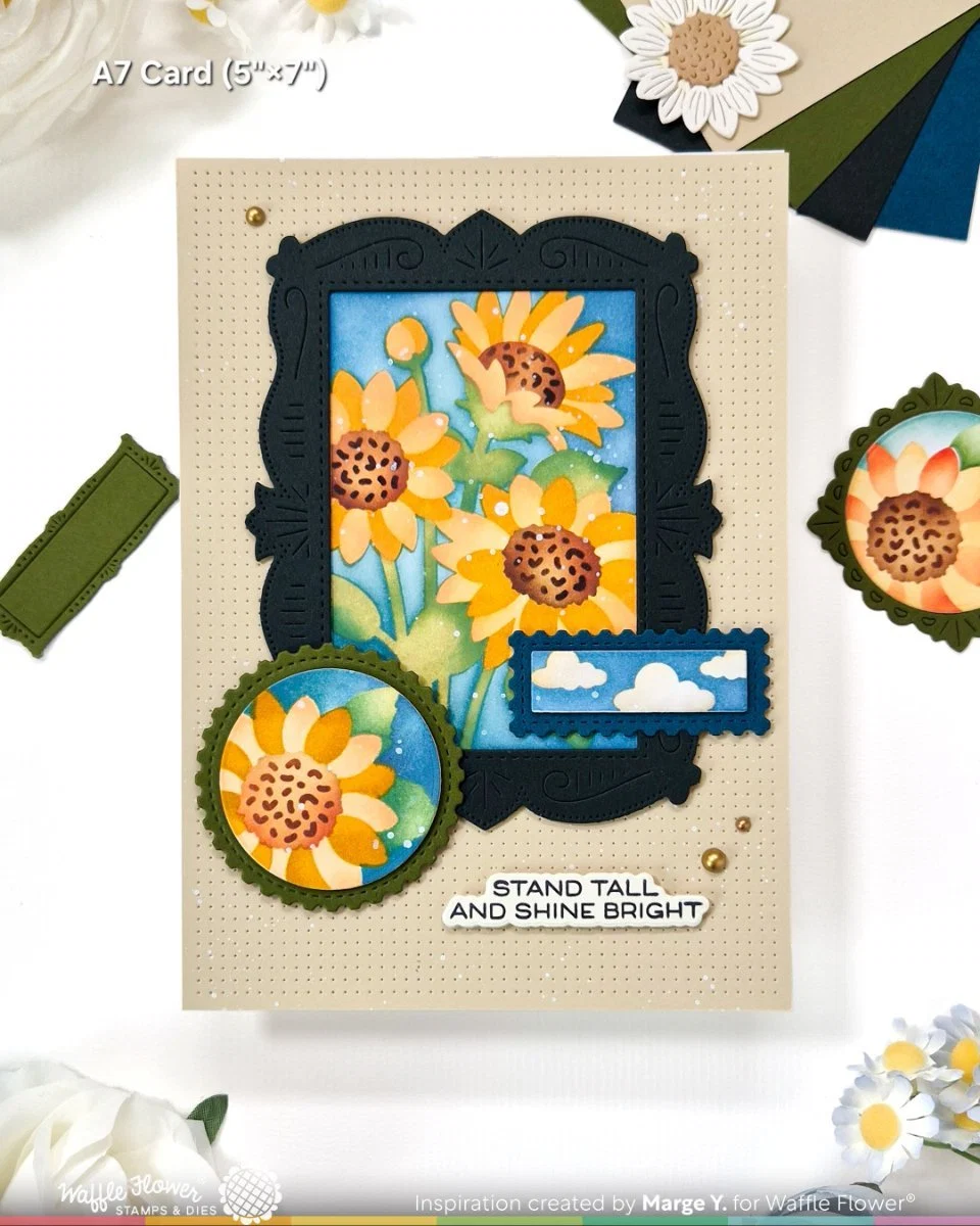 Nesting Postage Collage Frames Dies 