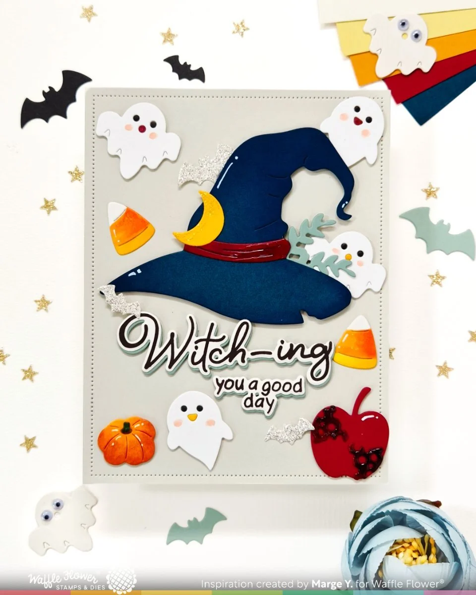 Postage Collage Spooktacular Icons Dies 