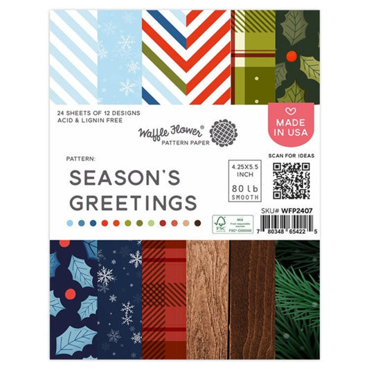 Season's Greetings Paper Pad 