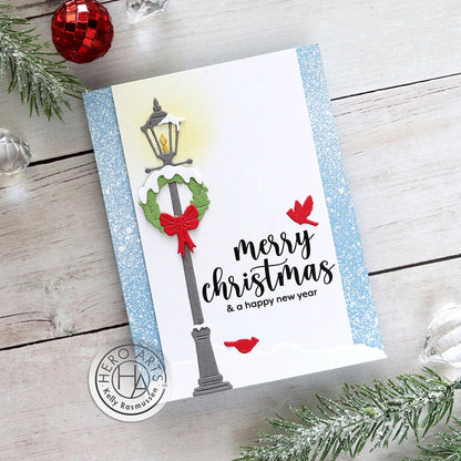 Snowy Street Lamp Fancy Dies