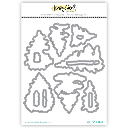 Watercolor Pines Honey Cuts