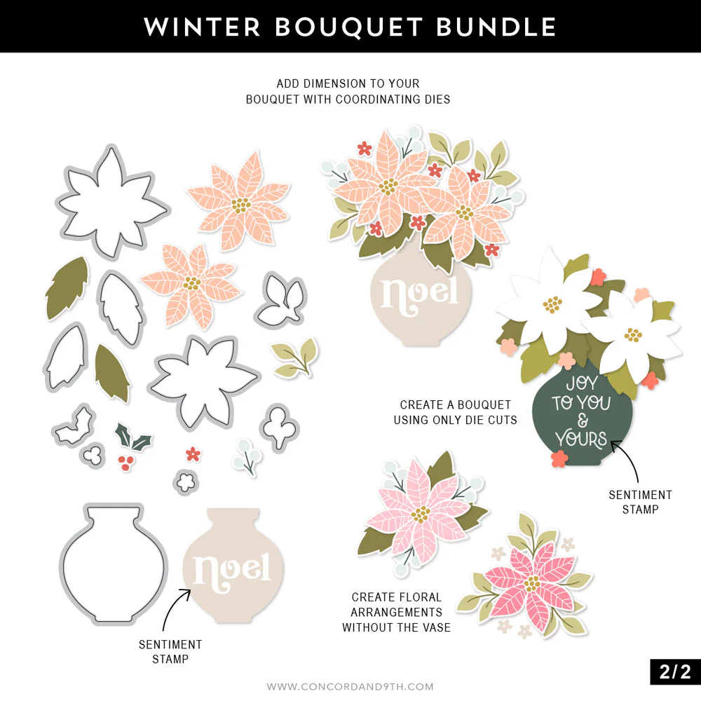 Winter Bouquet Dies